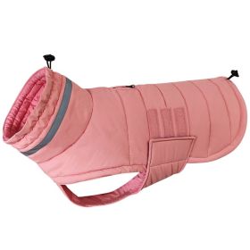 Pet Coat Dog Cold And Warm (Option: Pink-S)