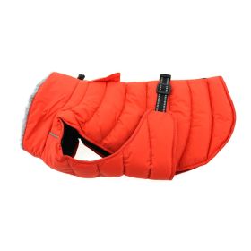 Alpine Extreme Cold Puffer Coat (Color: Coral, size: small)