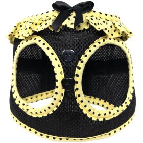 American River (Color: Yellow and Black Polka Dot Ruffle, size: XX-Small)