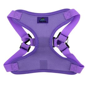 Wrap and Snap Choke Free Dog Harness (Color: Paisley Purple, size: large)