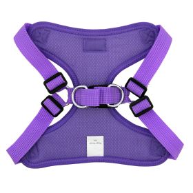 Wrap and Snap Choke Free Dog Harness (Color: Paisley Purple, size: X-Small)