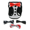 American River Harness Dog Tux with 4 Bows