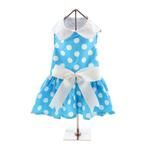 Blue Polka Dot Dress (size: small)