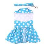 Blue Polka Dot Dress (size: X-Small)