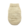 Dog Cable Knit 100% Cotton Sweater