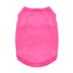 100% Cotton Dog Tanks (Color: Rasberry Sorbet, size: 3X-Large)