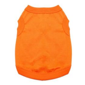 100% Cotton Dog Tanks (Color: Sunset Orange, size: 2X-Large)