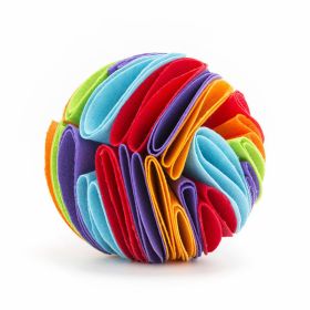 Sniffing Ball Pad Dog Cat Sniffing Ball (Color: F, size: 15cm)