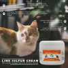 Lime Sulfur Pet Skin Cream - Pet Care and Veterinary Treatment for Itchy and Dry Skin - Safe Solution for Dog;  Cat;  Puppy;  Kitten;  Horseï¿½ï¿½ï¿½