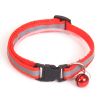 Nylon Collar Reflective With Small Bell For Dog & Cat; Dog Collar; Adjustable dog collar