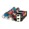 Dog Print Adjustable Collar; suitable For Large & Small Dogs