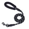 Pet Leash Reflective Strong Dog Leash 1.5M Long with Comfortable Padded Handle Heavy Duty Training Durable Nylon Rope Leashes