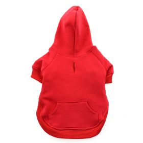 Flex Fit Hoodie (Color: Red, size: small)