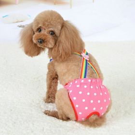 Pet Cute Strap Menstrual Panties (Option: Pink Dots-XS)