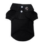 Polos Solid (Color: Black, size: 3X-Large)