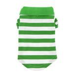 Polos Striped (Color: Greenery & White, size: large)