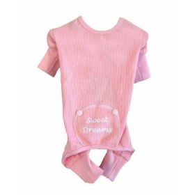 Sweet Dreams Thermal Pajamas (Color: Pink, size: large)