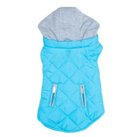 Weekender Dog Sweatshirt Hoodie (Color: Light Blue, size: X-Small)