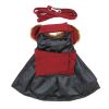 Wool Fur Trimmed Dog Harness Coat by Doggie Design